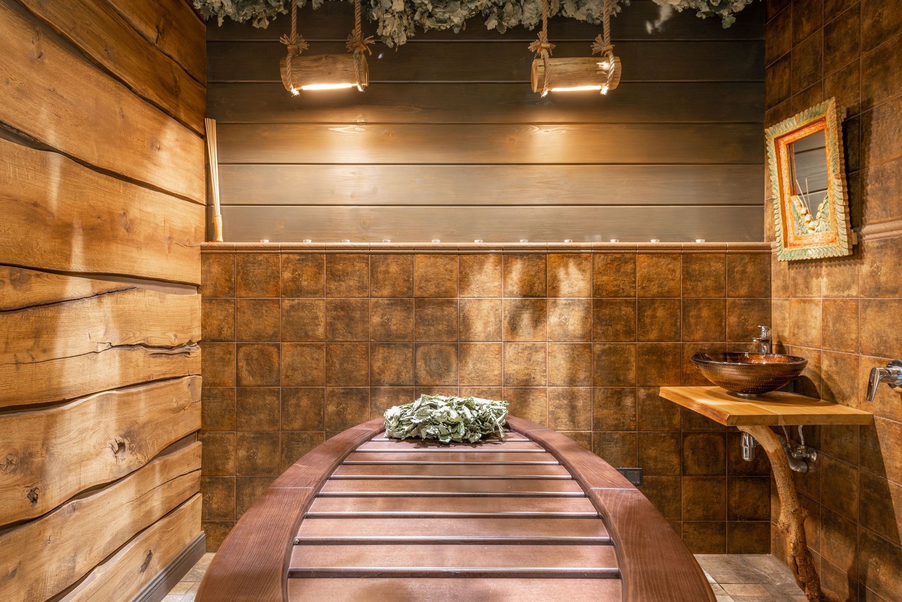 Timber-lined garden room interior with warm lighting, designed around the way you live